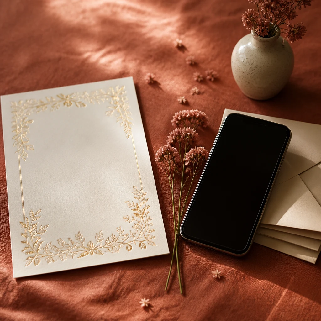 WhatsApp Wedding Invitations vs Printed Cards